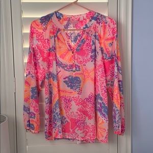 LILLY PULITZER ELSA TOP S BOHEMIAN BEACH
